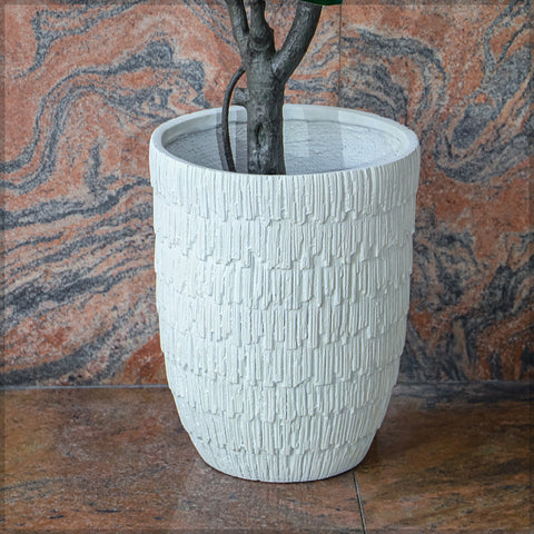 Round Creative Concrete Planter Pot