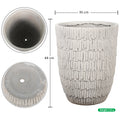 Decorative round concrete planters UAE