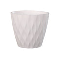 White small plastic planter for plants