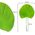 Realistic artificial fan palm for interiors