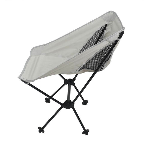 Folding outdoor chair with high-back support for comfort