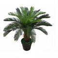 Elegant artificial cycas palm plant adding greenery to modern interiors