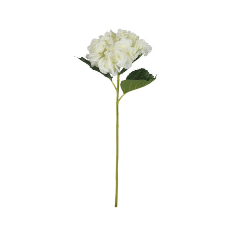 Silk Artificial Hydrangea Flowers White