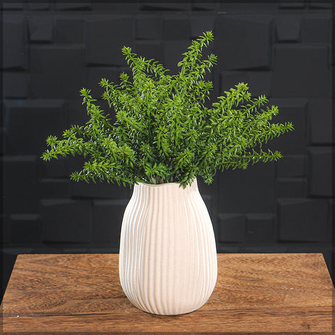 Decorative artificial sedum bush for low-maintenance gardening