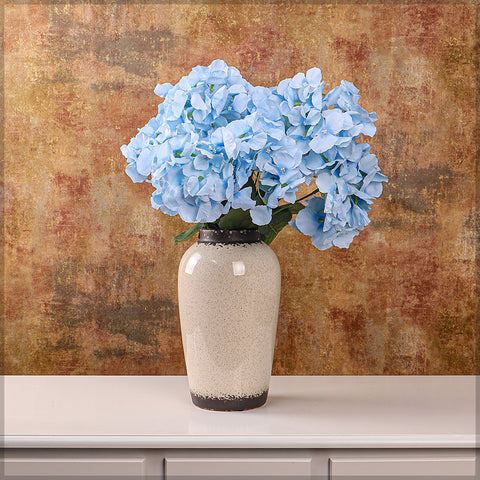 2pcs Artificial Silk Hydrangea Flower