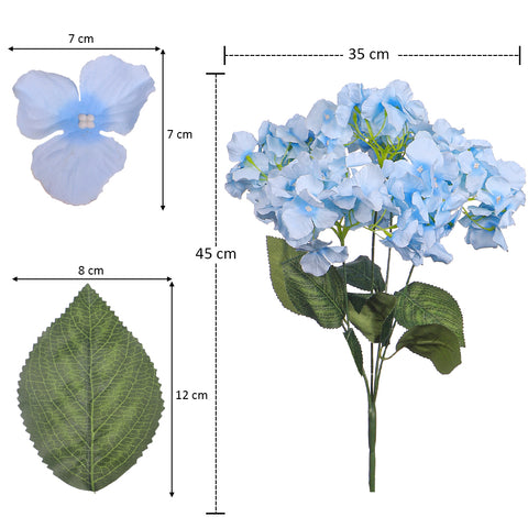 Artificial Silk Hydrangea Flowers