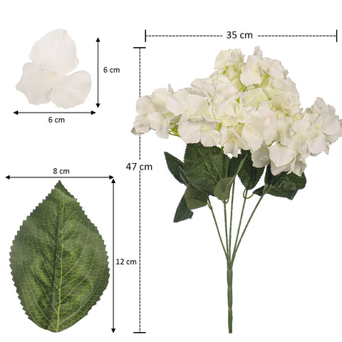 Artificial Silk Hydrangea Flowers