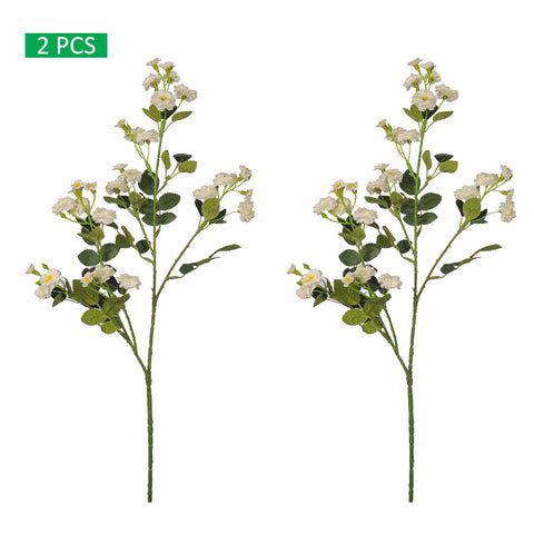 2 pcs Artificial Silk Mini Daisy Stem