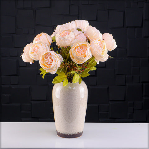 Artificial Silk Peony Bunch Flowers