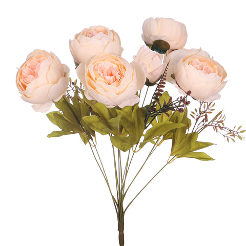 Artificial Silk Peony Bunch Flowers