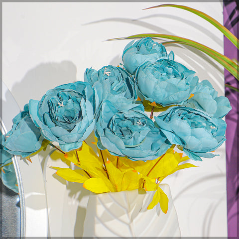 Artificial Silk Peony Flowers