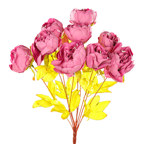 Artificial Silk Peony Flowers