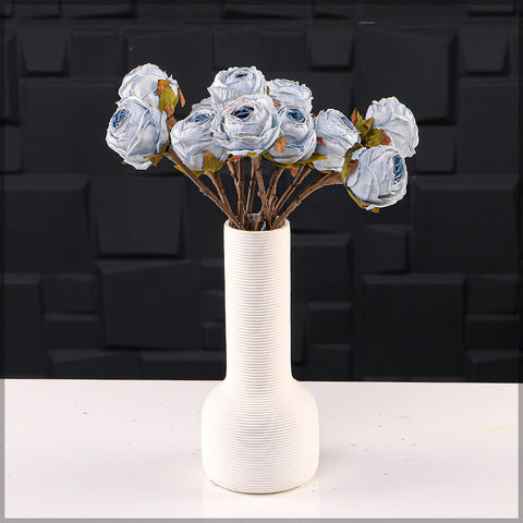 Artificial Silk Retro Rose Flowers Bouquet