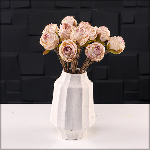 2 bunches Artificial Silk Retro Rose Flowers Bouquet