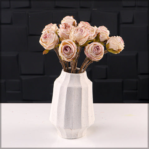 Artificial Silk Retro Rose Flowers Bouquet