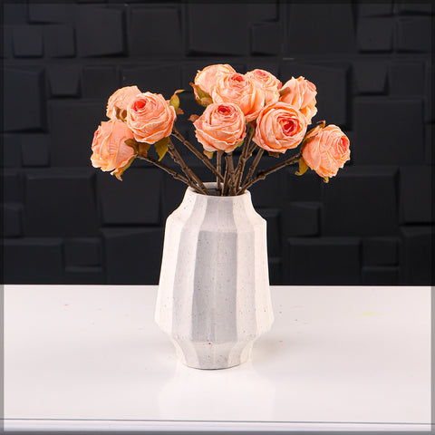 2 bunches Artificial Silk Retro Rose Flowers Bouquet