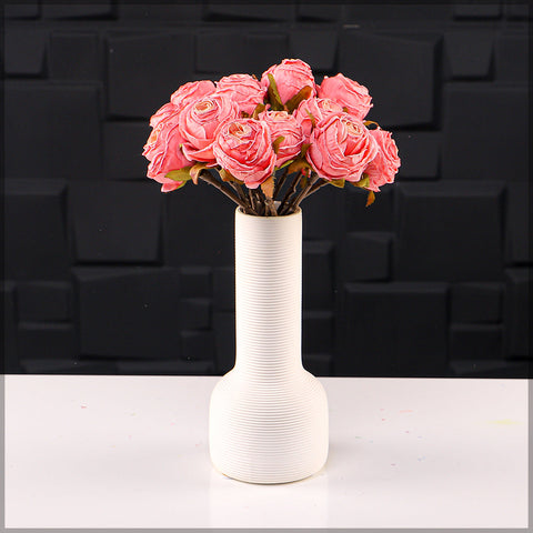 Artificial Silk Retro Rose Flowers Bouquet