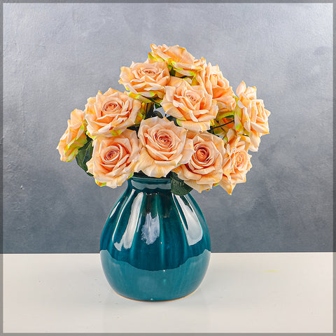 Artificial Silk Rose Flower Bunch