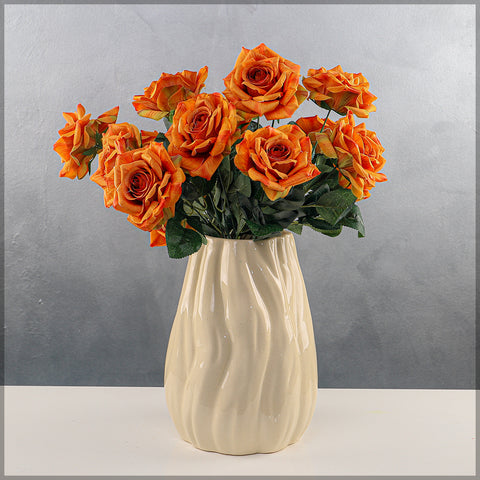 Artificial Silk Rose Flower Bunch