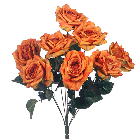 Artificial Silk Rose Flower Bunch