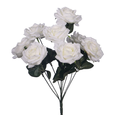 2 bunches Artificial Silk Rose Flower Bunch