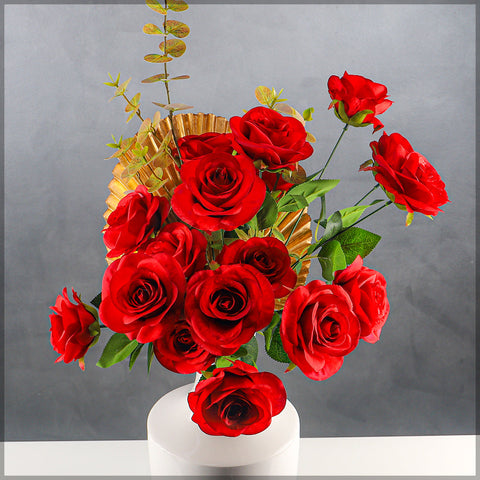 Artificial Silk Rose Flowers