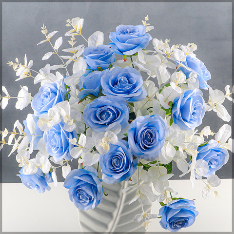 2 pcs Artificial Silk Rose Flowers