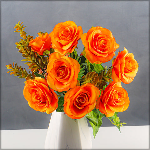 2 pcs Artificial Silk Rose Flowers