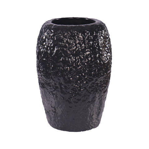 Black Minimalist Ceramic Vases