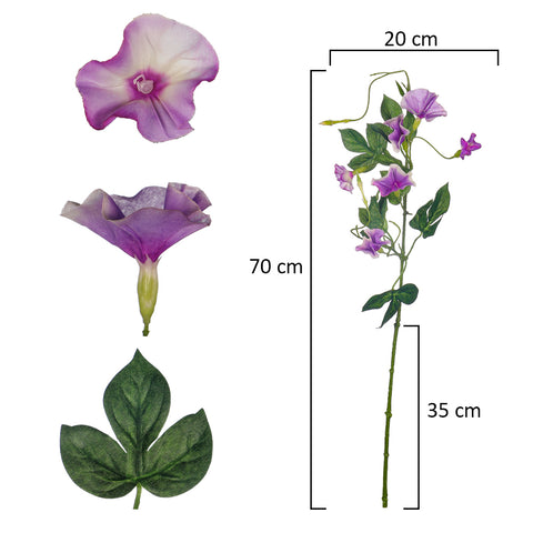 Single Stem Artificial Morning Glory Flower