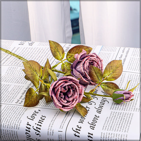 Single Stem Nearly Natural Rose Flower