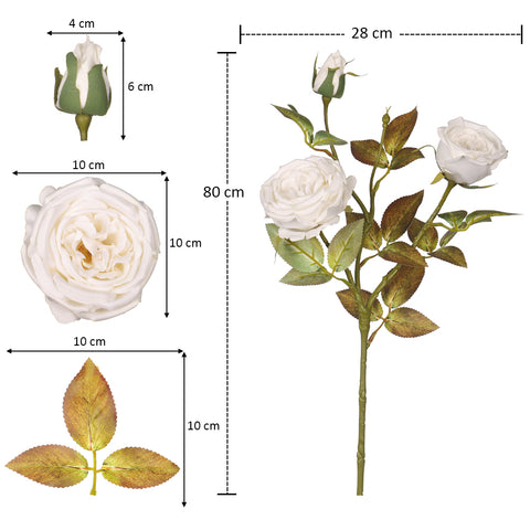 Single Stem Nearly Natural Rose Flower