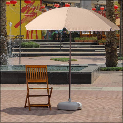 Small Patio Outdoor/ Beach Umbrella without Base