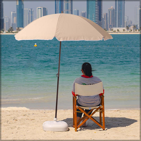 Small Patio Outdoor/ Beach Umbrella without Base