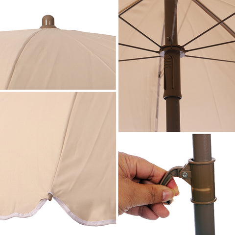 Small Patio Outdoor/ Beach Umbrella without Base