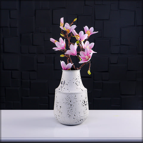 Elegant metal vases for flower arrangements