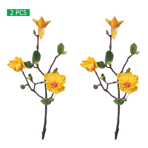 2pcs Artificial Small Magnolia Flower