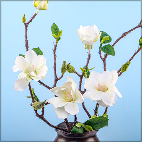 2pcs Artificial Small Magnolia Flower