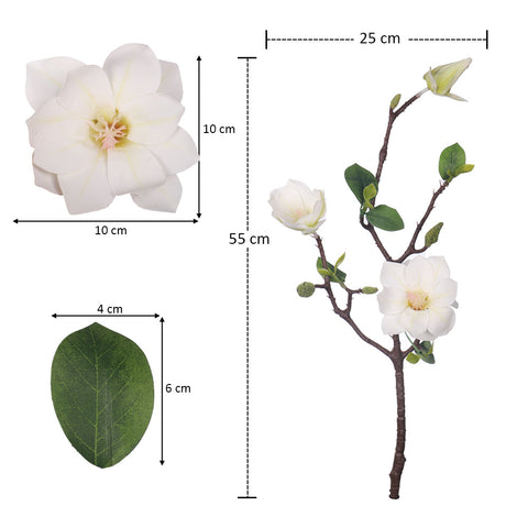 2pcs Artificial Small Magnolia Flower