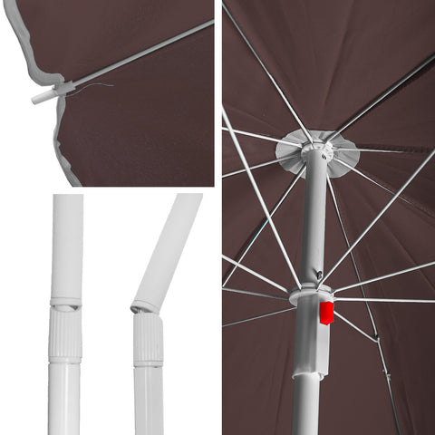 Small Patio Outdoor/ Beach Umbrella without Base