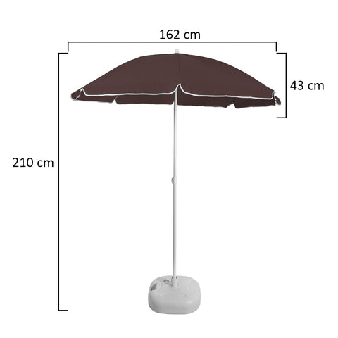 Small Patio Outdoor/ Beach Umbrella without Base