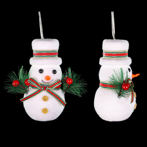 Decorative Snowman as Christmas Tree Ornaments