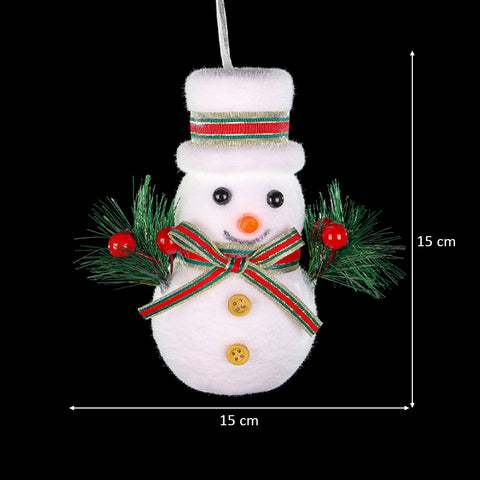 Decorative Snowman as Christmas Tree Ornaments