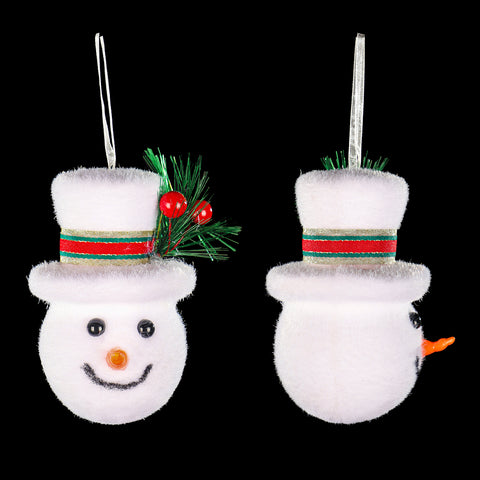 Decorative Snowman as Christmas Tree Ornaments