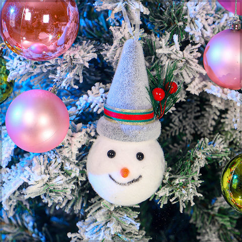 Decorative Snowman as Christmas Tree Ornaments