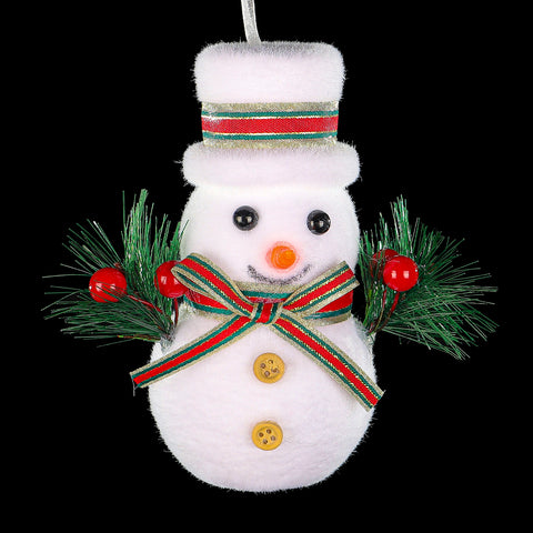 Decorative Snowman as Christmas Tree Ornaments