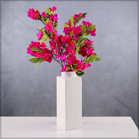 Square shaped flower vases for home decor