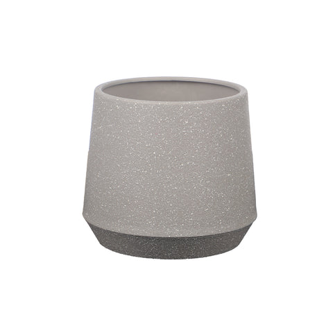 Grey plastic pots