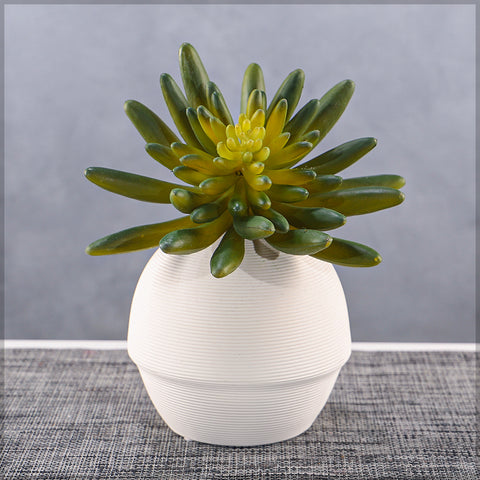 Realistic artificial succulent for easy maintenance