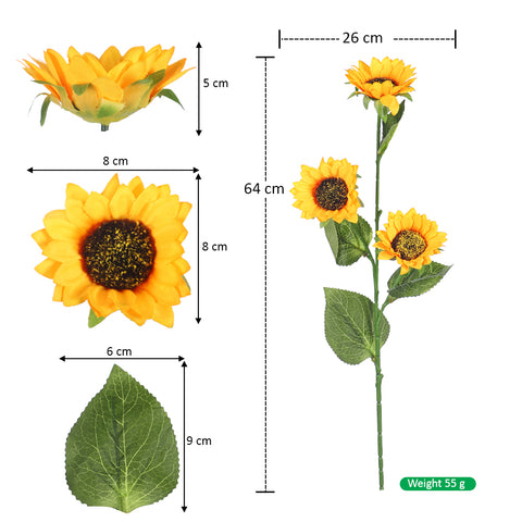 Artificial Sunflower Stem